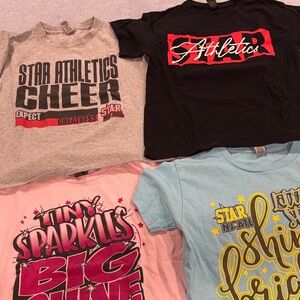 Gildan Kids Star Athletics Tees - Black, Gray, Pink, Blue